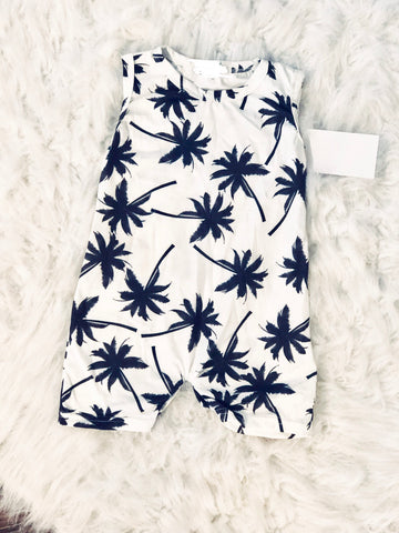 Palm tree romper